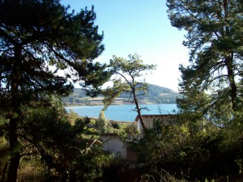 Blue Lake Zirahuen view, Patzcuaro, Michoacan