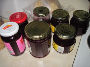 Home-made plum jam in New Zealand