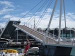 Wynward Crossing Bridge at Auckland's' Viaduct Harbour