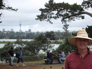 Auckland's Sky Tower from Big Gay Out