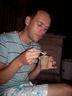 Andrew Wharton's first taste of Mexico ice cream in Mazatlan